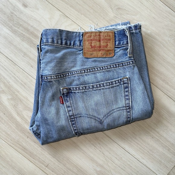Vintage Levi's 569 Mens 32x30 34x30 Loose Straight Distressed Thrashed Baggy Y2K - Picture 1 of 11